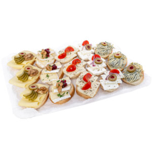 Canapé-Box Käsevariation