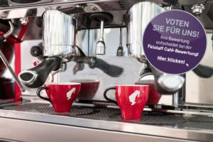 falstaff sucht die besten Cafés Österreichs und froemmel's ist nominiert.