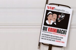 Einladung zur Kriminacht im Café froemmel's, Zieglergasse 70, 1070 Wien